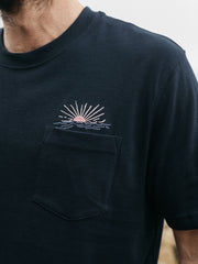 Men's Josh Vyvyan x Finisterre Sunset Pocket T-Shirt