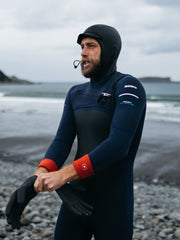 Men's Nieuwland 5.5/4.5mm Yulex® Chest Zip Hooded Wetsuit