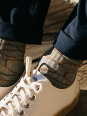 High Tide Pattern Sock