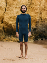 Men's Nieuwland 2mm Yulex® Back Zip Long Sleeve Shorty Wetsuit