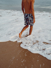 Men's Atlas Print Swim Shorts