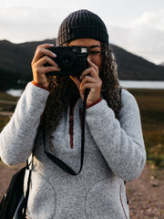 Hegen 1/4 Zip Wool Fleece für Frauen