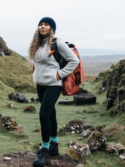 Hegen 1/4 Zip Wool Fleece für Frauen