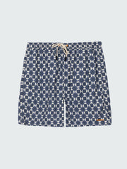 Atlas Print Badeshorts für Männer