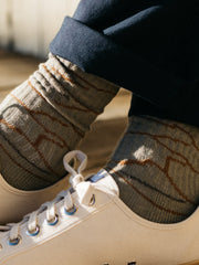 High Tide Pattern Sock