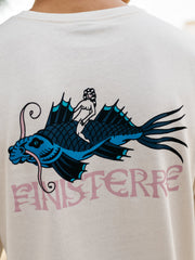 Josh Vyvyan x Finisterre Fish Langarm T-Shirt für Männer