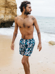 Men's Atlas Print Swim Shorts