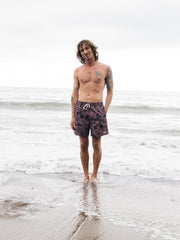 Men's Atlas Print Swim Shorts