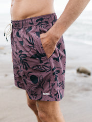 Men's Atlas Print Swim Shorts