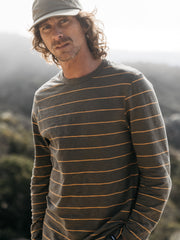 Men's Channel Stripe Long Sleeve T-Shirt