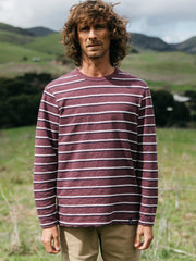Men's Channel Stripe Long Sleeve T-Shirt