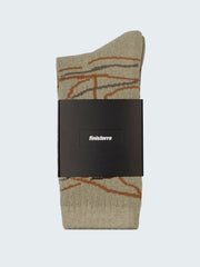 High Tide Pattern Sock
