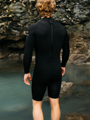 Men's Nieuwland 2mm Yulex® Back Zip Long Sleeve Shorty Wetsuit
